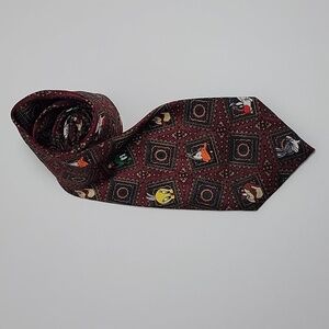 Looney Tunes Mania Warner Brothers Necktie Tie Tweety Daffy Marvin Tasmanian